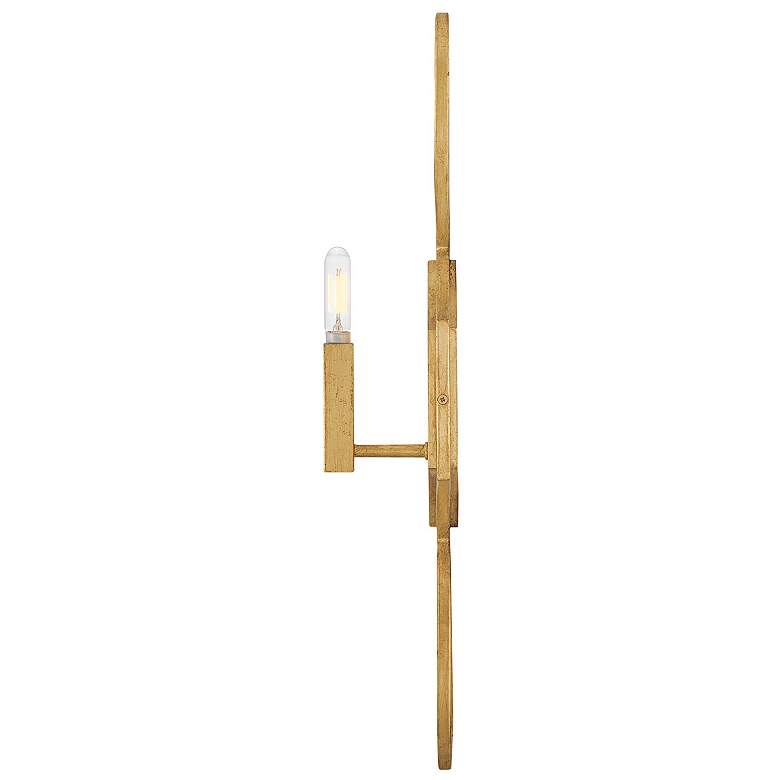 Image 5 Hinkley Leona 22" High Distressed Brass Wall Sconce more views