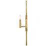 5_Hinkley Leona 22" High Distressed Brass Wall Sconce more views