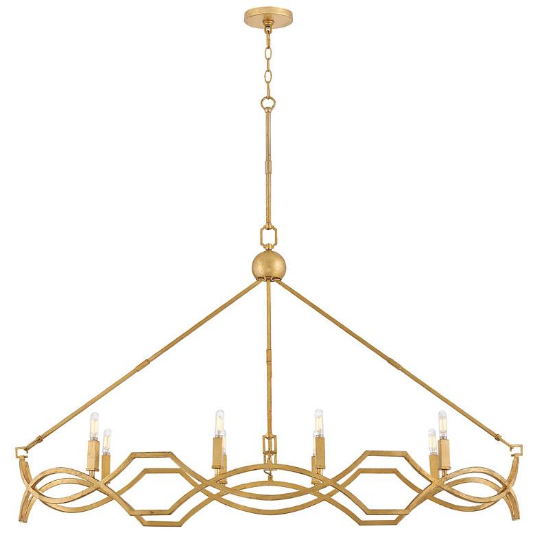 Image 6 Hinkley Leona 45" Wide Distressed Brass 12-Light Chandelier more views