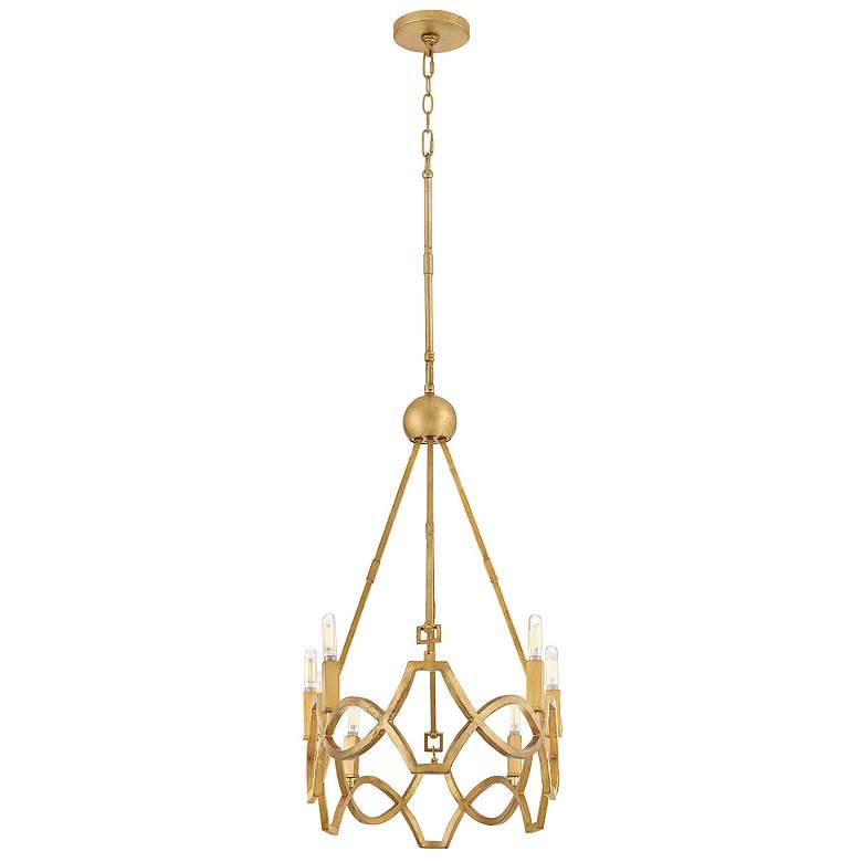 Image 7 Hinkley Leona 45" Wide Distressed Brass 12-Light Chandelier more views