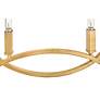 6_Hinkley Leona 45" Wide Distressed Brass 12-Light Chandelier more views