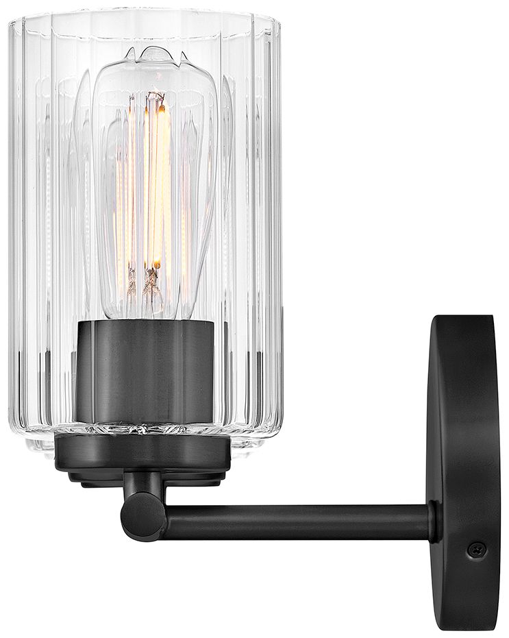 Image 4 Hinkley Leta 22 3/4" Wide Black 3-Light Vanity Bath Light more views