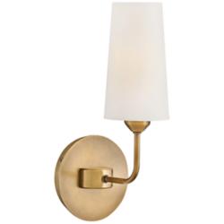 Hinkley Lewis 13 3/4" High Heritage Brass Wall Sconce