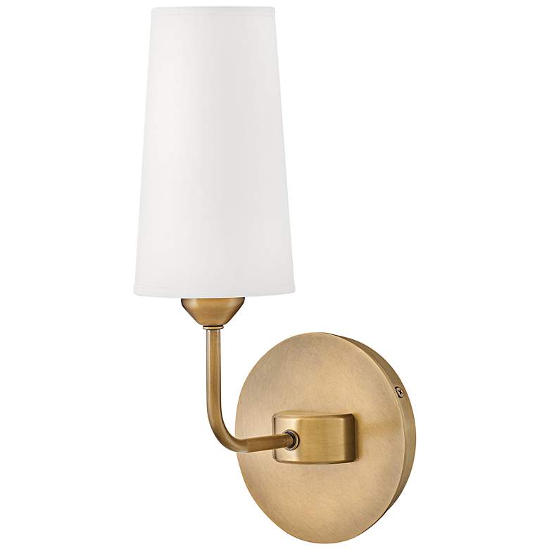Image 6 Hinkley Lewis 13 3/4" High Heritage Brass Wall Sconce more views