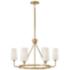 Hinkley Lewis 28 3/4" Wide Heritage Brass 6-Light Ring Chandelier