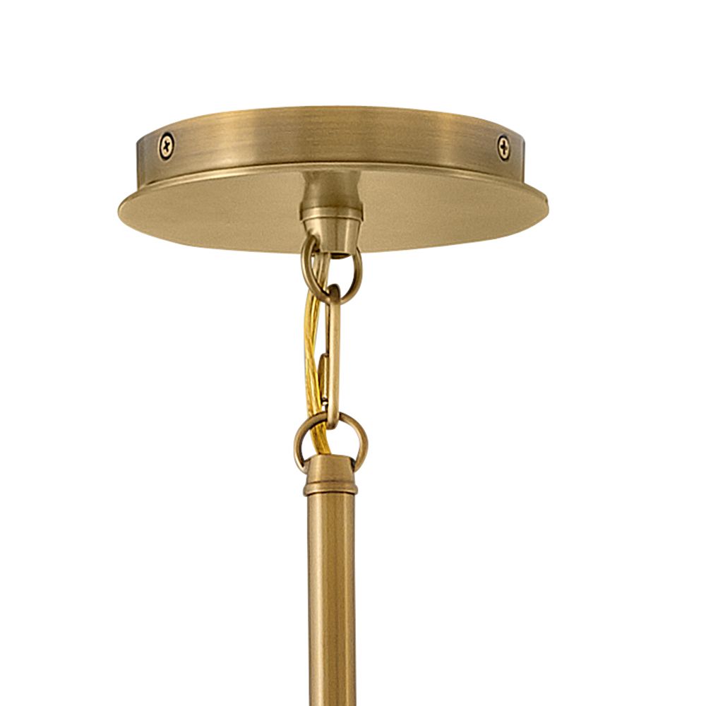 Hinkley Lewis 28 3/4" Wide Heritage Brass 6-Light Ring Chandelier