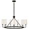 Hinkley Lewis 37 1/4" Wide Black Oxide 9-Light Chandelier