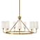 Hinkley Lewis 37 1/4" Wide Heritage Brass 9-Light Pendant