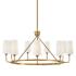 Hinkley Lewis 37 1/4" Wide Heritage Brass 9-Light Pendant