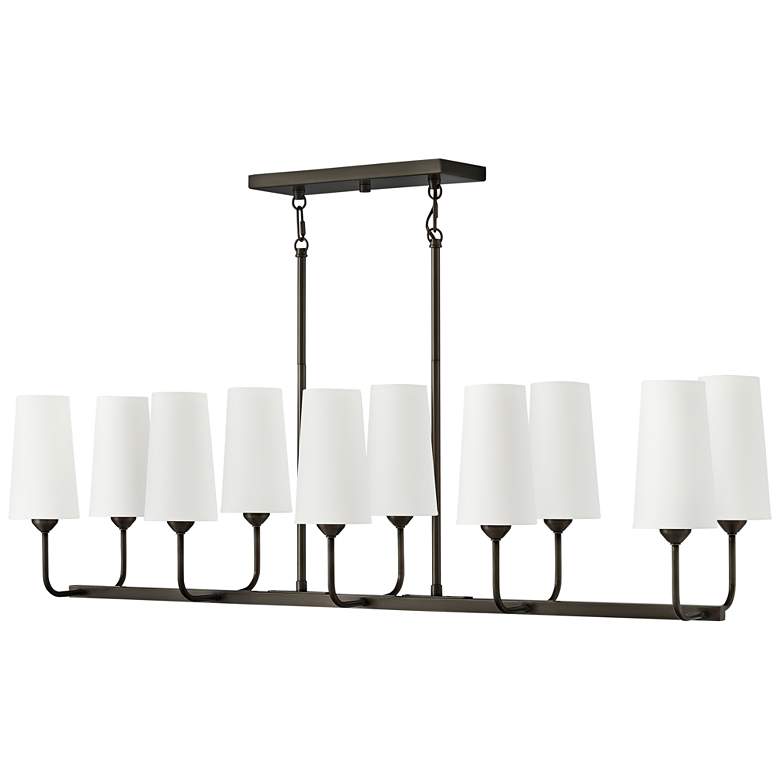 Image 6 Hinkley Lewis 44 1/4" Wide Black Oxide 10-Light Island Chandelier more views