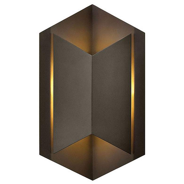 Image 1 Hinkley Lex 15" High Bronze LED Outdoor Wall Light