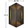 4_Hinkley Lex 15" High Bronze LED Outdoor Wall Light more views