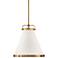 Hinkley Lexi 13 1/2"W Lacquered Brass Empire Pendant Light