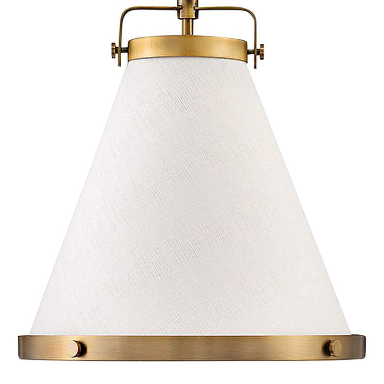 Image 2 Hinkley Lexi 13 1/2"W Lacquered Brass Empire Pendant Light more views