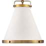 2_Hinkley Lexi 13 1/2"W Lacquered Brass Empire Pendant Light more views