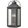 2_Hinkley Lighting Anchorage 25" High Aged Zinc Outdoor Wall Light more views