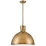 2_Hinkley Lighting Argo 20" Wide Heritage Brass Dome Pendant Light more views