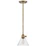 Hinkley Lighting Arti 7 1/2" Wide Brass and Clear Glass Mini Pendant