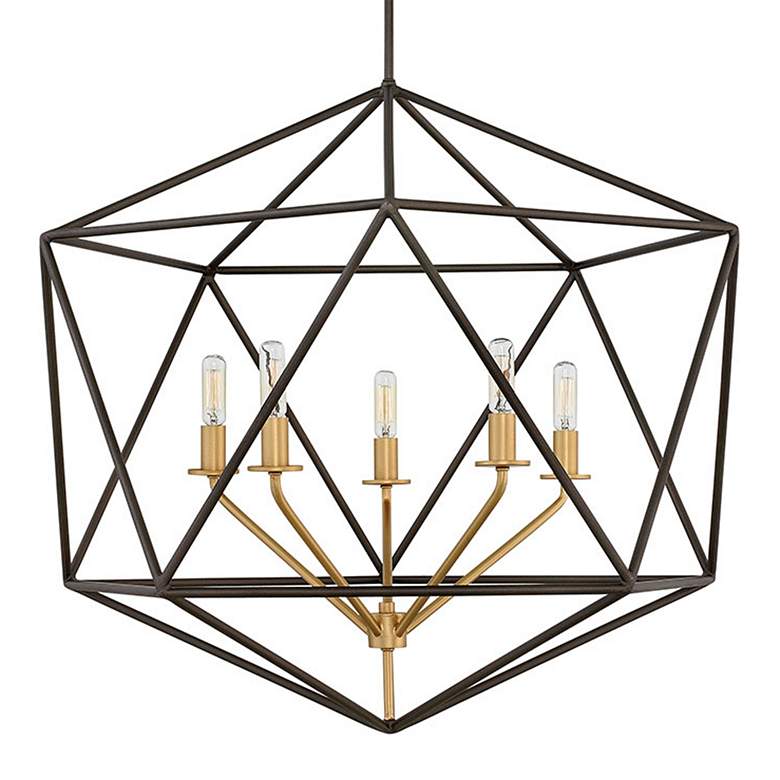 Image 3 Hinkley Lighting Astrid 28" Gold and Metallic Matte Bronze Chandelier more views