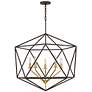 3_Hinkley Lighting Astrid 28" Gold and Metallic Matte Bronze Chandelier more views