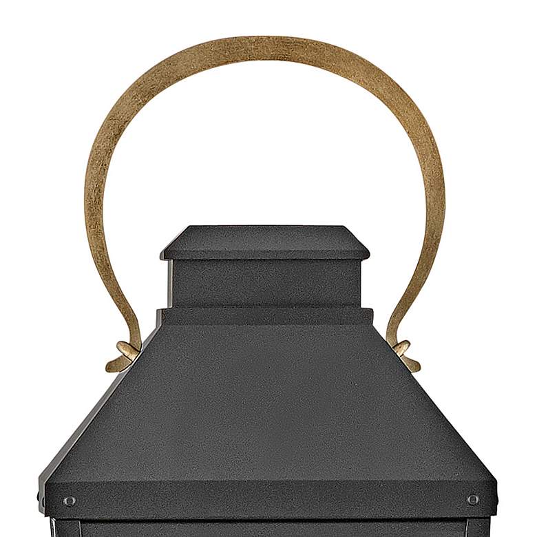 Image 3 Hinkley Lighting Dawson 30" High Black Lantern Post light more views
