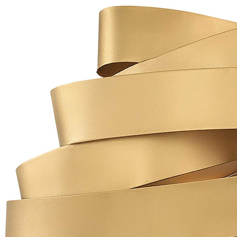 Image 2 Hinkley Lighting Delfina 12" High Modern Ribbon Gold Wall Sconce more views