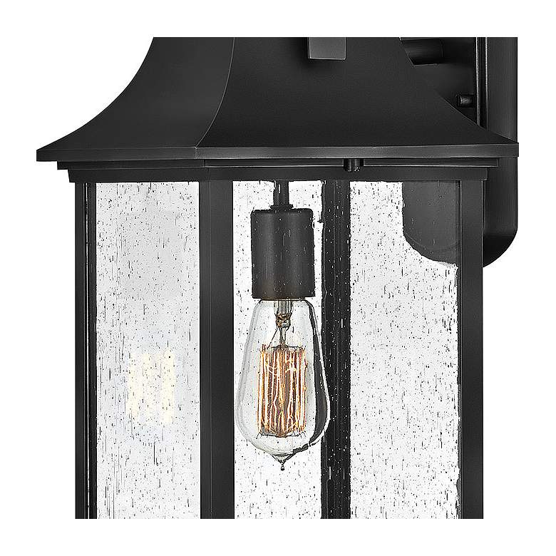 Image 2 Hinkley Lighting Grant 19" High Textured Black Outdoor Wall Light more views