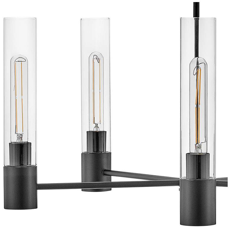 Image 6 Hinkley Lighting Lark Shea 28" Wide 5-Light Modern Black Chandelier more views