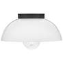3_Hinkley Lighting Lark Stu 11" Wide Black abnd White Dome Ceiling Light more views