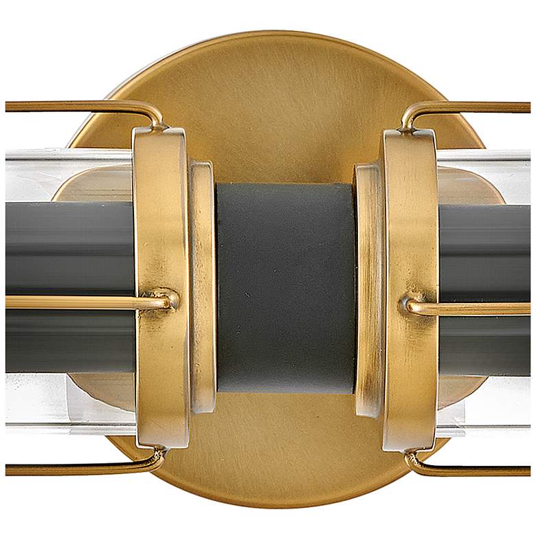 Image 3 Hinkley Lighting Masthead 24" Heritage Brass Clear Glass Bath Light more views