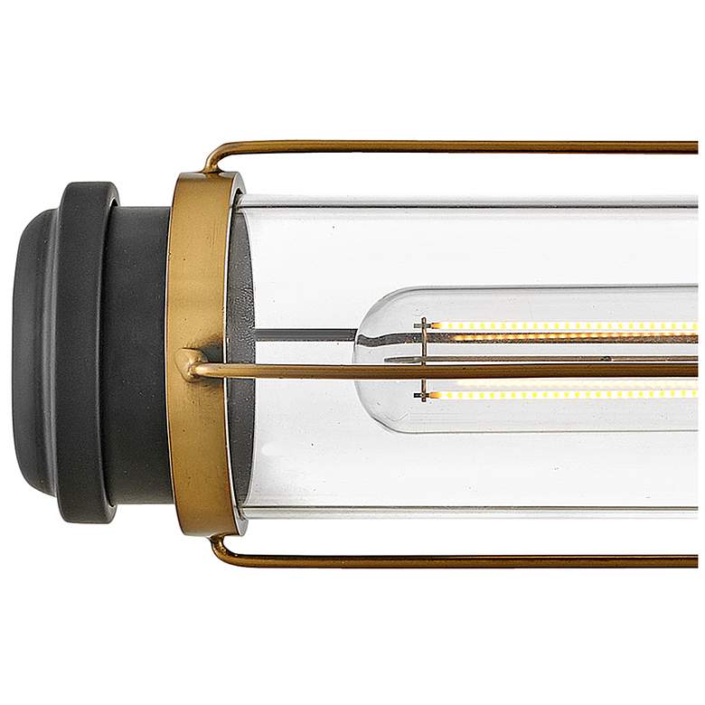 Image 4 Hinkley Lighting Masthead 24" Heritage Brass Clear Glass Bath Light more views