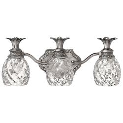 Hinkley Lighting Plantation 21" Polished Antique Nickel Bath Light