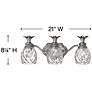 4_Hinkley Lighting Plantation 21" Polished Antique Nickel Bath Light more views