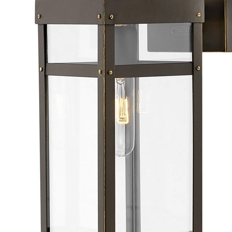 Image 2 Hinkley Lighting Porter 18 1/2" High Bronze Lantern Outdoor Wall Light more views