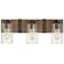 Hinkley Lighting Sawyer 22" Wide 3-Light Rustic Sequoia Bath Light