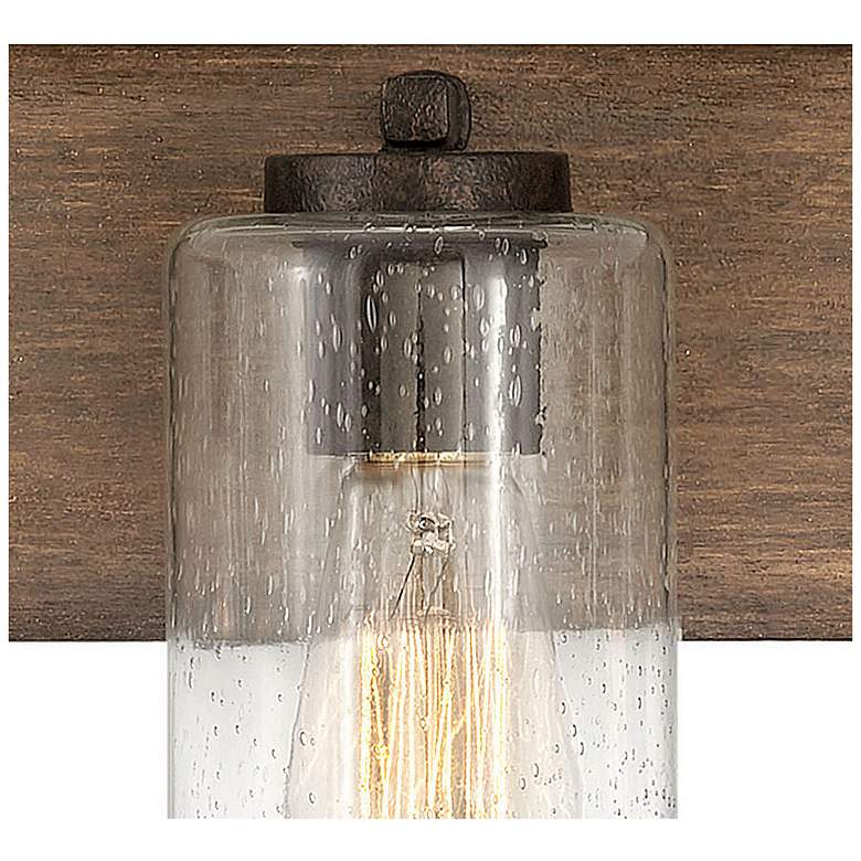 Image 3 Hinkley Lighting Sawyer 22" Wide 3-Light Rustic Sequoia Bath Light more views