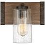 7_Hinkley Lighting Sawyer 22" Wide 3-Light Rustic Sequoia Bath Light more views