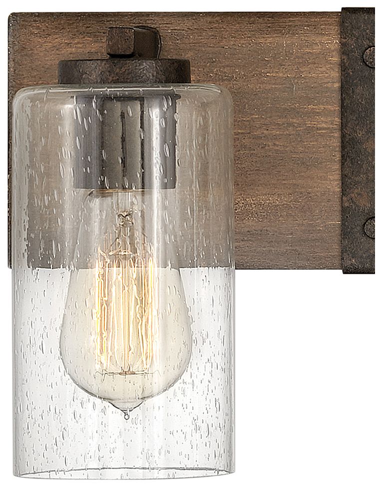 Hinkley Lighting Sawyer 22" Wide 3-Light Rustic Sequoia Bath Light