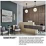 Hinkley Lighting Somerset 11 1/2" Black with White Globe Ceiling Light