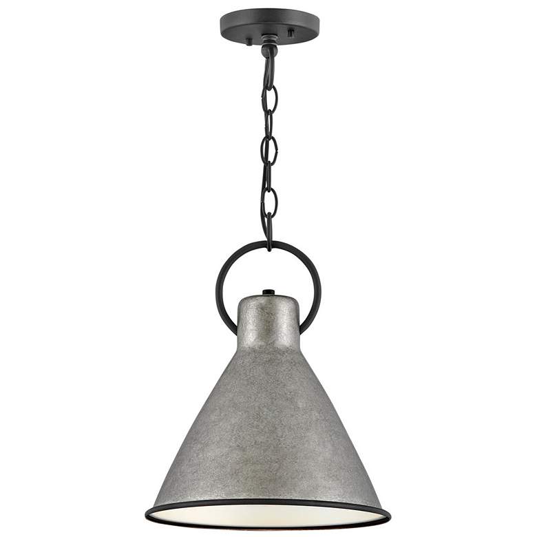 Image 1 Hinkley Lighting Winnie 12 1/4" Wide Silver Mini Pendant