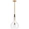 Hinkley Lighting Ziggy 12" Wide Brass and Clear Glass Mini Pendant