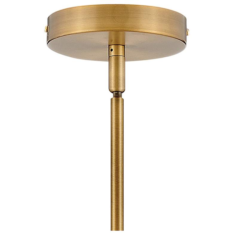 Image 6 Hinkley Lighting Ziggy 12" Wide Brass and Clear Glass Mini Pendant more views