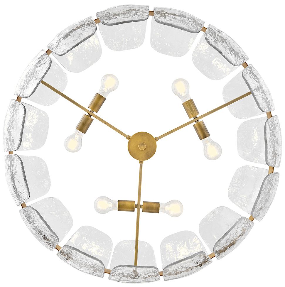 Image 6 Hinkley Lillia 36 1/4" Wide Heritage Brass Chandelier more views