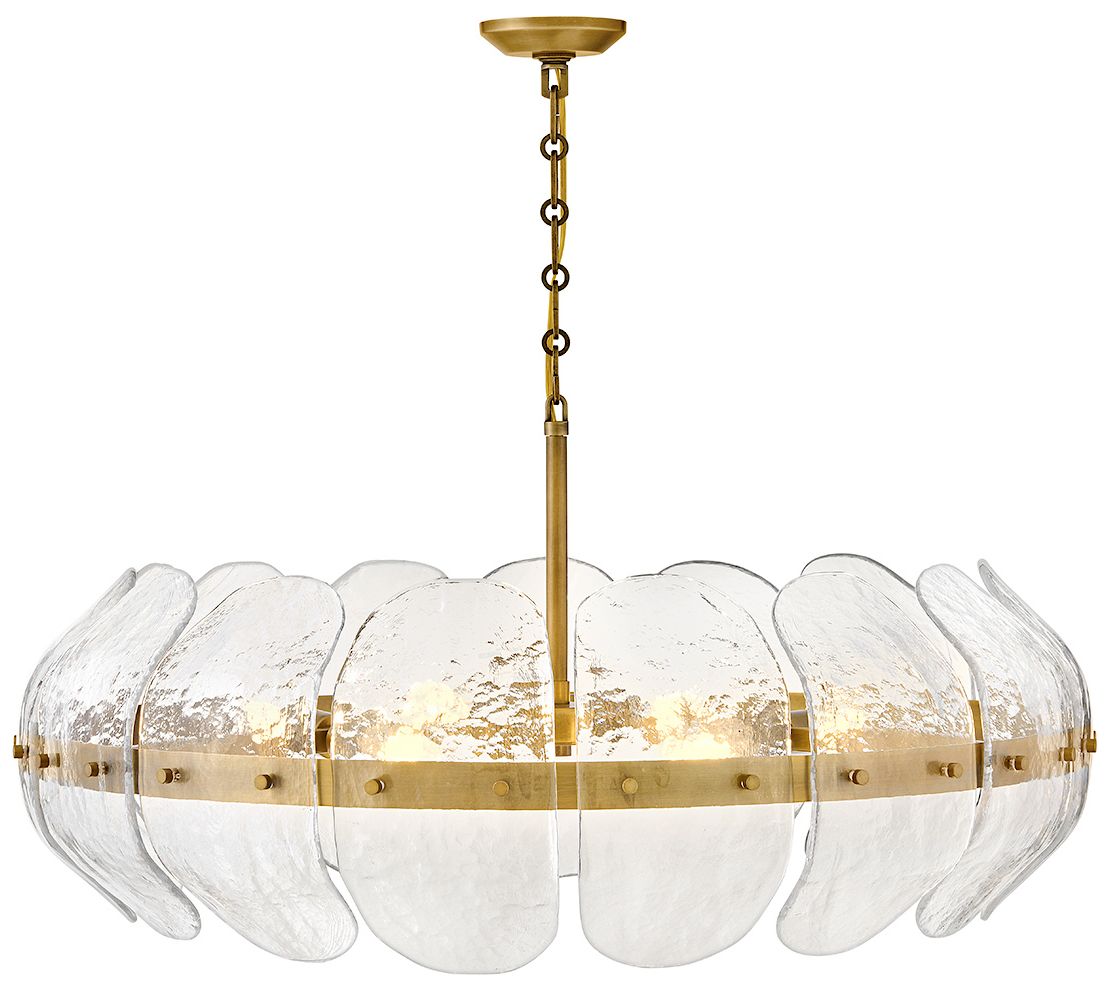 Image 7 Hinkley Lillia 36 1/4" Wide Heritage Brass Chandelier more views