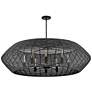 5_Hinkley Lisa McDennon Luca 60" Wide Black 8-Light Pendant more views