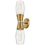 4_Hinkley Livie 22" High Lacquered Brass 2-Light Wall Sconce more views