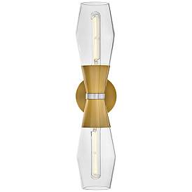 Image5 of Hinkley Livie 22" High Lacquered Brass 2-Light Wall Sconce more views