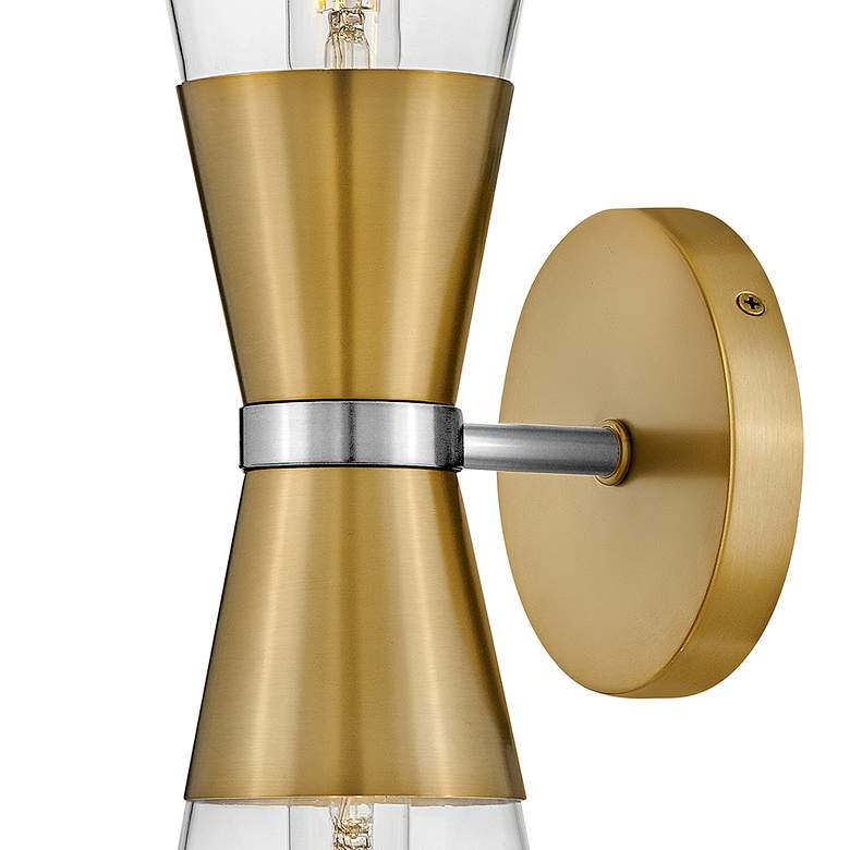 Image 6 Hinkley Livie 22" High Lacquered Brass 2-Light Wall Sconce more views