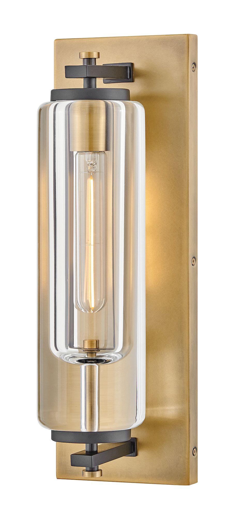 Image 2 Hinkley Lourde 18"H Heritage Brass LED Outdoor Wall Light more views