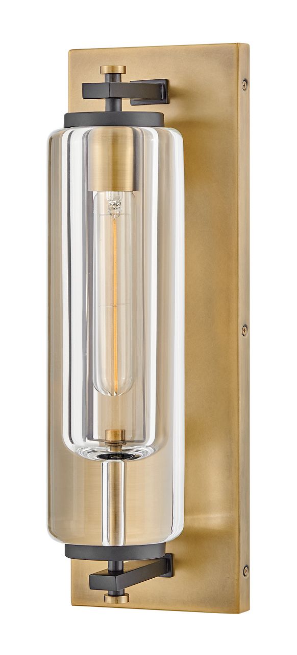 Image 4 Hinkley Lourde 18"H Heritage Brass LED Outdoor Wall Light more views